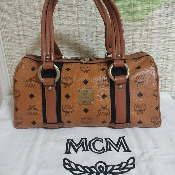 [BUNJANG] MCM Visetos Boston Bag Brown / 정품)MCM 비세토스 보스턴백 브라운