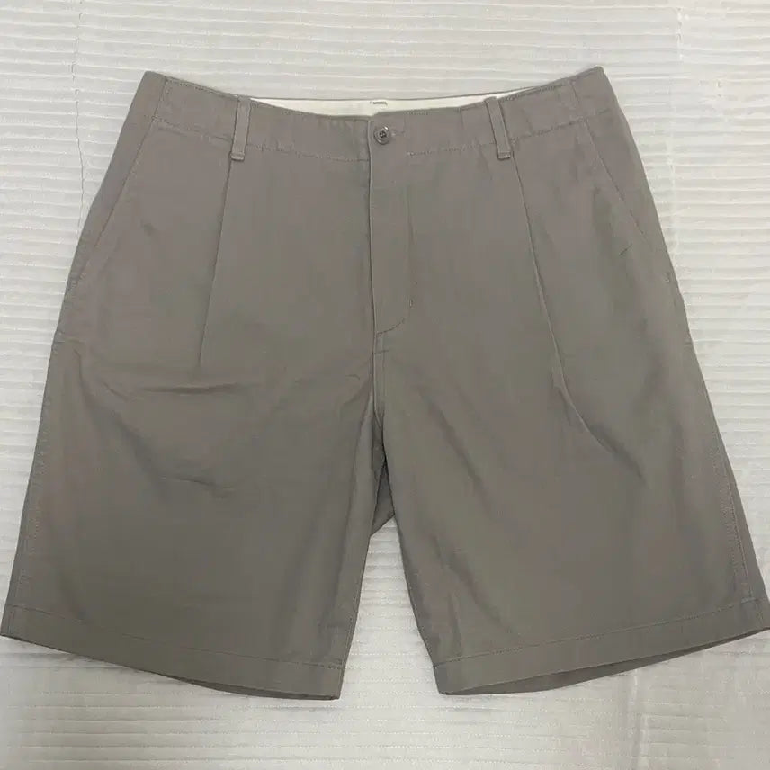 [BUNJANG] Pottery Officer Chino Shorts Grey / 포터리 오피서 치노 쇼츠 그레이