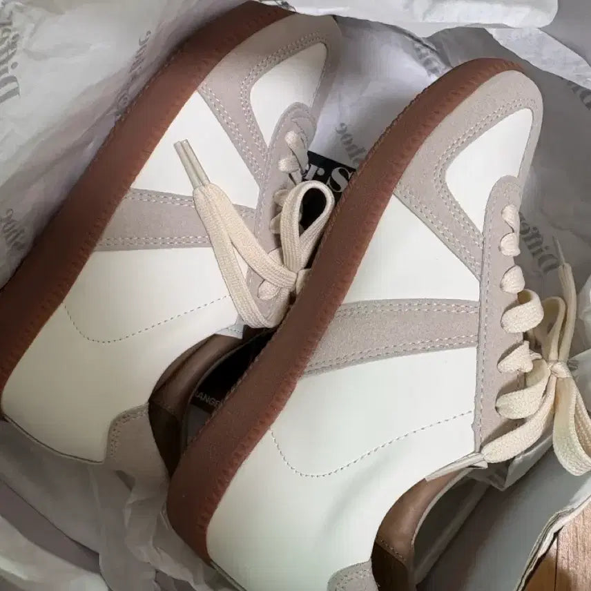 [BUNJANG] DIPERSU German Army Leather Sneakers 7CM / 새상품) 디퍼슈 독일군 레더 스니커즈 7CM 230
