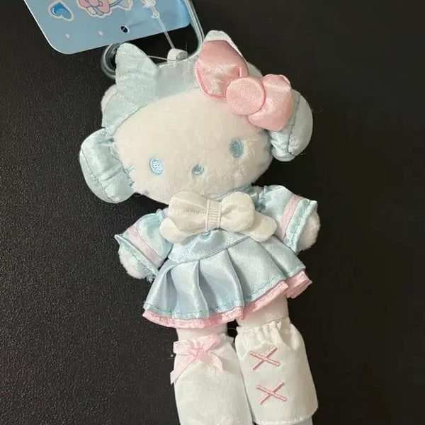 [BUNJANG] Long-Legged Kitty Headset Keyring / 헤드셋 롱다리 키티 키링