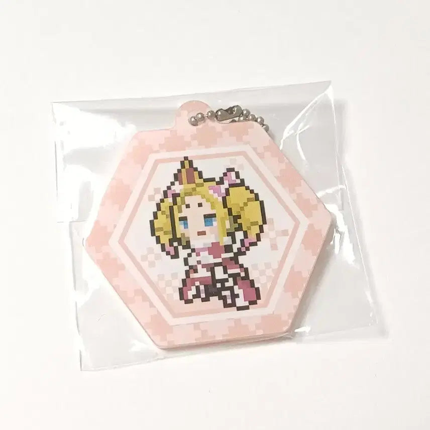 [BUNJANG] Re:Zero Beatrice Pixel Dot Acrylic Keychain / 리제로 베아트리스 베아코 픽셀 도트 아크릴 키링