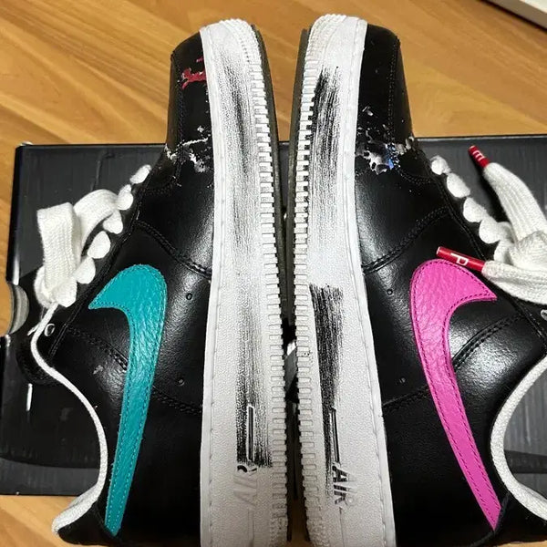[BUNJANG] Nike Air Force 1 Low PEACEMINUSONE Para-noise 3.0 Black & Multicolor / [250]나이키 피스마이너스원 에어포스 1 로우 파라노이즈 3.0 블랙 앤 멀티컬러