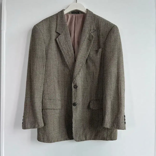 [BUNJANG] Paolo Gucci Check Pattern Jacket / PAOLO GUCCI 파올로 구찌 체크 패턴 자켓 175