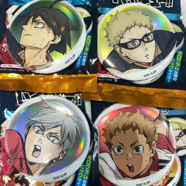 [BUNJANG] Haikyuu!! Daio Special Edition Big Can Badge Bundle Set / 하이큐 다이소 극장판랜덤 빅 캔뱃지 일괄판매