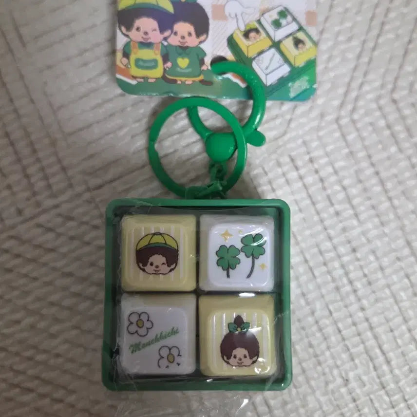[BUNJANG] Monchhichi Sound-Emitting Keycap Set New / 몬치치 소리나는 키캡 새상품