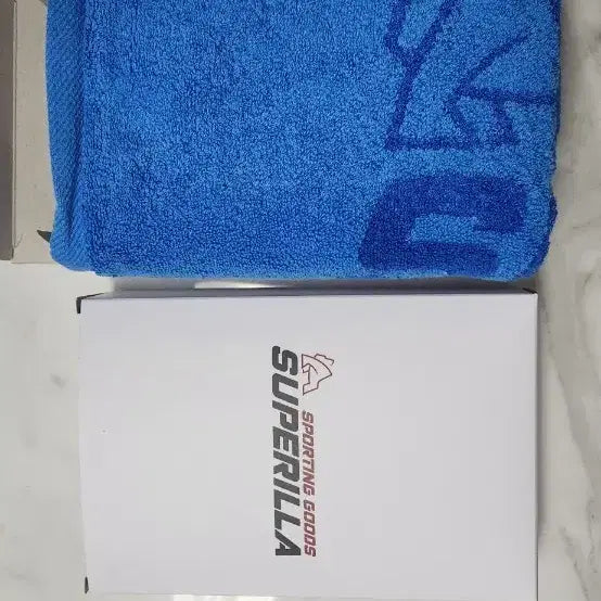 [BUNJANG] Super Rila Sports Towel Blue (80x40cm) - Set of 2 / 슈퍼릴라 스포츠 타월 블루size80x40 2EA