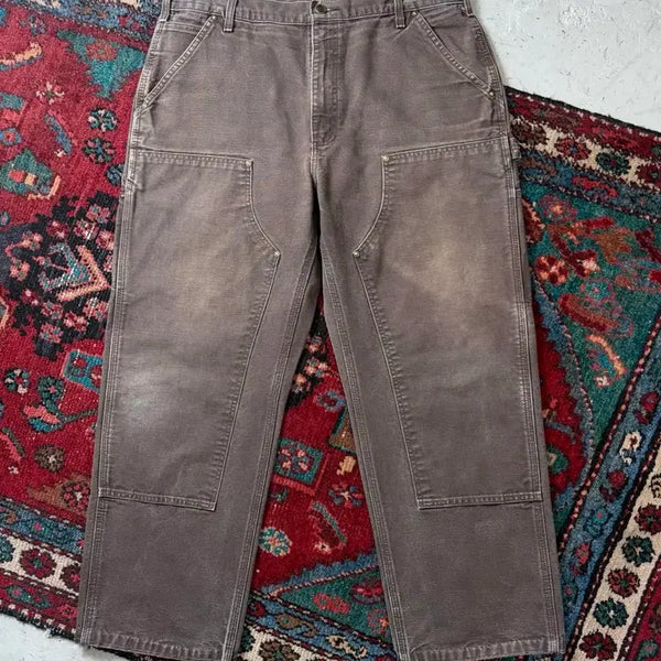 [BUNJANG] Carhartt WIP B136 Double Knee Work Pants Dark Brown (36x30) / [36] OG 칼하트 더블니 DKB 칼하트 B136 다크브라운 썩블니