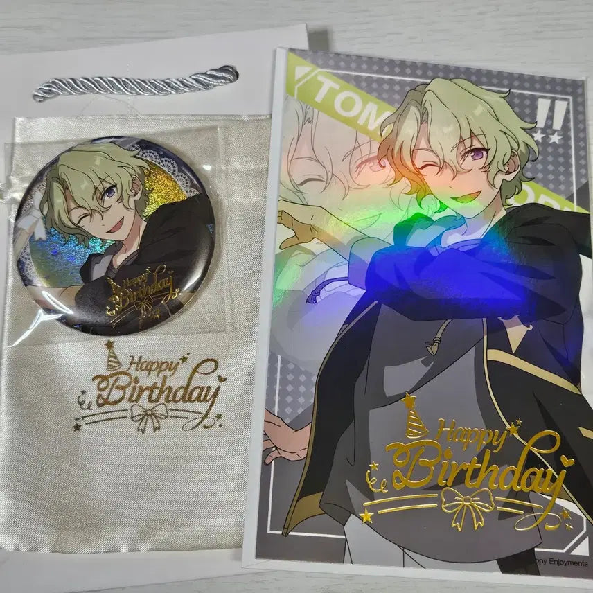 [BUNJANG] Ensemble Stars! Hiroyori Birthday Goods Set (Postcard, Can Badge) / 앙스타 히요리 생일 굿즈 세트 엽서 캔뱃지