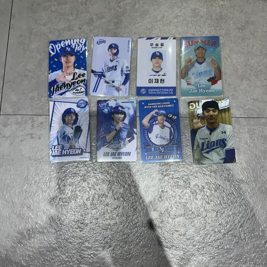 [BUNJANG] Samsung Lions Signed Photocard Set / 삼성라이온즈 포토카드 판매