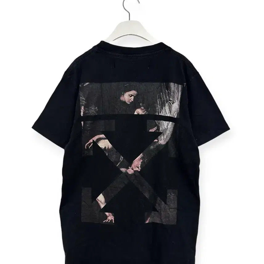 [BUNJANG] Off-White Caravaggio Black T-Shirt / 오프화이트 카라바조 블랙 반팔티