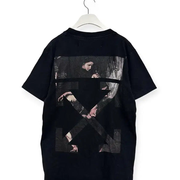 [BUNJANG] Off-White Caravaggio Black T-Shirt / 오프화이트 카라바조 블랙 반팔티