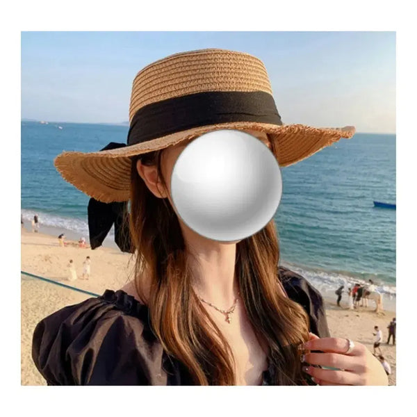[BUNJANG] Ribbon Straw Hat / 리본 밀짚 모자