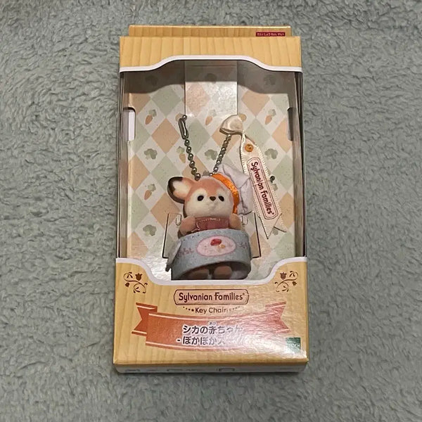 [BUNJANG] Sylvanian Families Baby Deer Pocapoca Soup Keychain / 실바니안 아기 사슴 포카포카 스프 키링