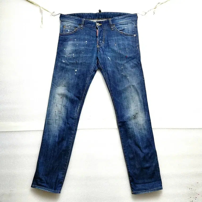 [BUNJANG] DSQUARED2 Men's Paint Jeans (Size 50/32-34) Stretch / 디스퀘어드 남성청바지50(32-34)페인트진/스판