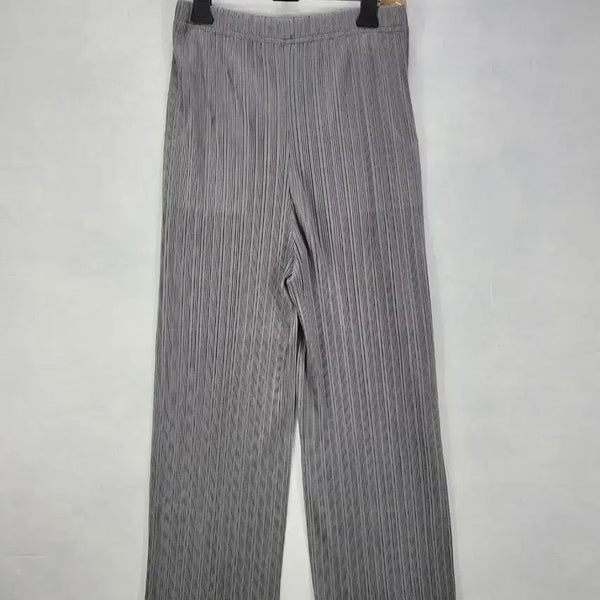 [BUNJANG] Pleated Wide Pants Grey (Imported from Japan) / 플리츠 와이드 팬츠 그레이(일본수입)
