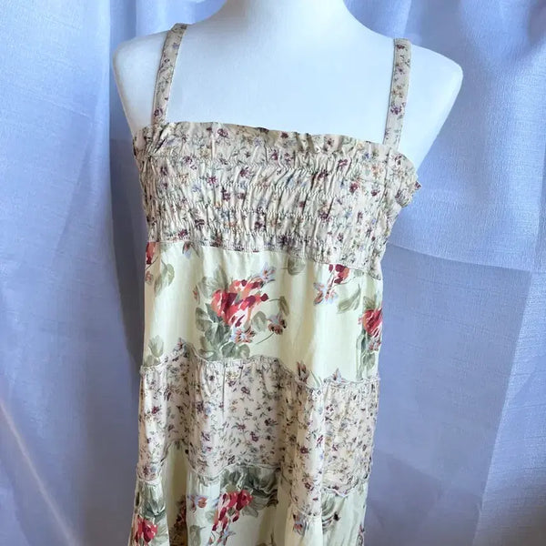 [BUNJANG] The Emporium Vintage Flower Patch Dress / The emporium 빈티지 플라워 패치 원피스