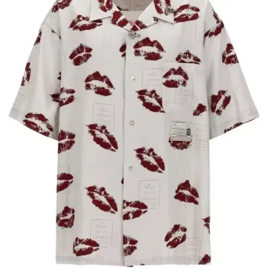 [BUNJANG] Mihara Yasuhiro Printed Short Sleeve Shirt Size 46 / 미하라야스히로 반팔셔츠 46사이즈