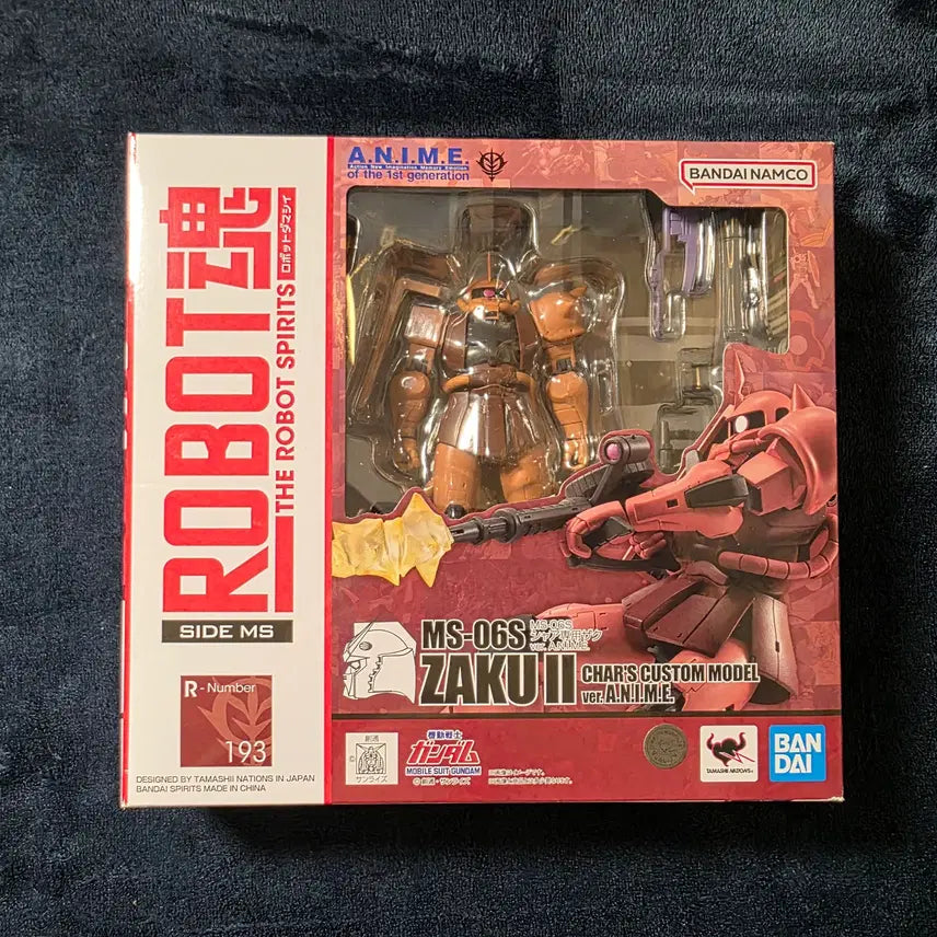 [BUNJANG] Bandai Robot Spirits Char's Zaku II A.N.I.M.E. Action Figure / 반다이 로봇혼 샤아 자쿠 A.N.I.M.E 무료배송