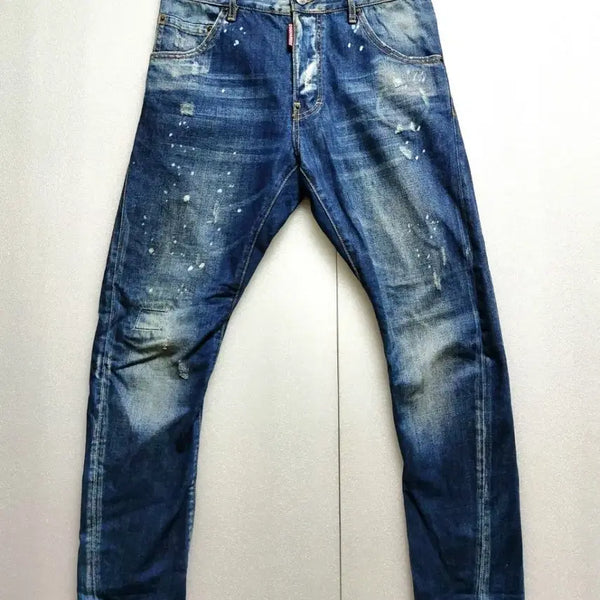 [BUNJANG] DSQUARED2 Men's Paint Wash Jeans (Size 32) / 디스퀘어드 남성청바지44(32)페인트진/택포