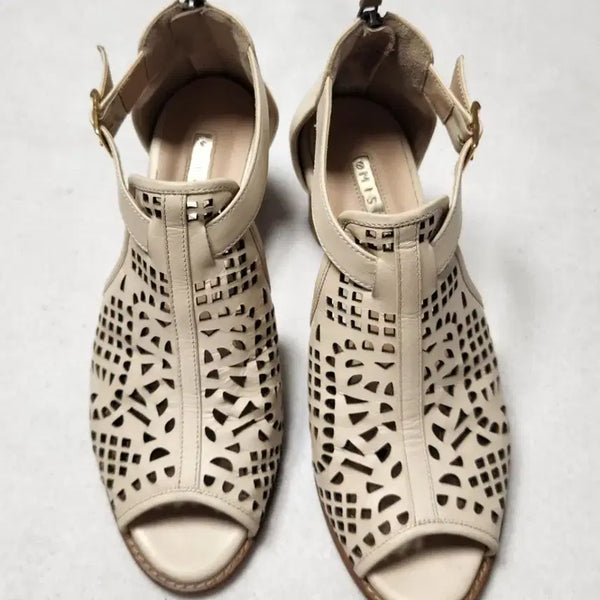 [BUNJANG] Miso.pe Beige Sandals 245 / 미소페 베이지 샌들245