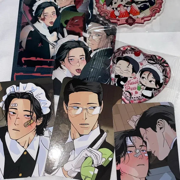 [BUNJANG] LE SSERAFIM Salon de Lebon Purchase Benefit Deco Pack Set / 일괄 레봄 살롱 드 르봉 주의 평화 데코팩 캔뱃지 마그넷 구매특전 컬포 세트