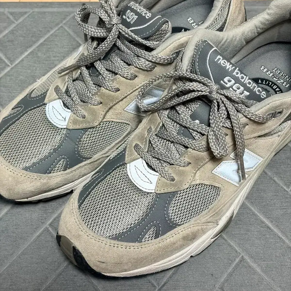 [BUNJANG] New Balance 991 Grey (M991GL) Sneakers - Size 270 / 뉴발란스 991 그레이[M991GL] 270