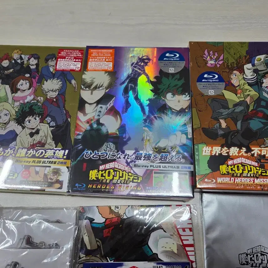 [BUNJANG] My Hero Academia: World Heroes' Mission Blu-ray Bundle Set with Japanese Pamphlet / 일괄배포)나히아 히로아카 극장판 블루레이 특전 일어 팜플렛