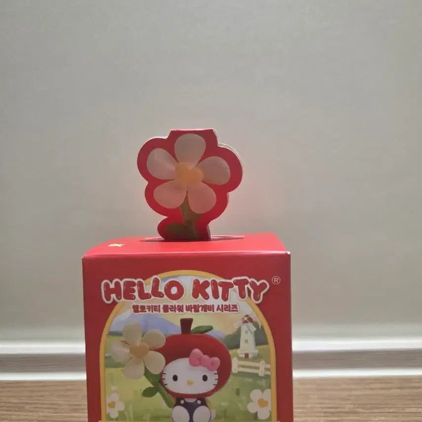 [BUNJANG] Hello Kitty Flower Pinwheel Figure Hyper (Sealed) / 헬로키티 플라워 바람개비 피규어 히퍼(미개봉)