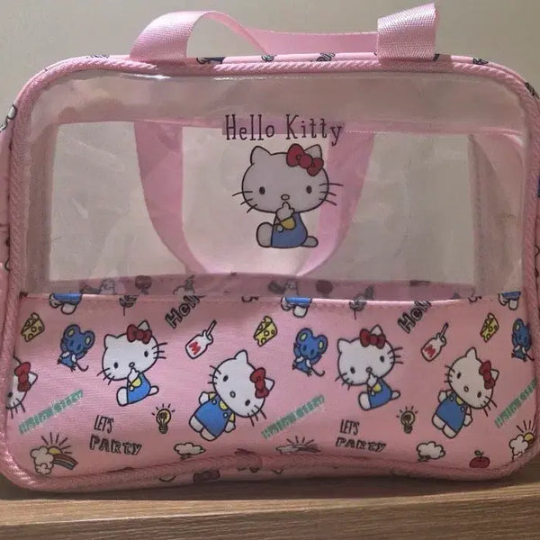 [BUNJANG] Hello Kitty Transparent Pouch / 헬로키티 투명백(새상품)