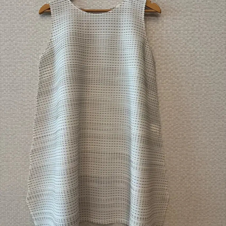 [BUNJANG] Pleats Please Cotton Skip Tunic White / 플리츠플리즈 코튼 스킵 튜닉 화이트