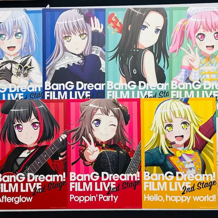 [BUNJANG] BanG Dream! Film Live 2nd Stage POB Full Set (Yukina, Kasumi, Aya, Mashiro, Kokoro, Ran, Riya) / 뱅드림 필름 라이브 2nd 스테이지 특전 전종 유키나/카스미/아야/마시로/코코로/란/래이야