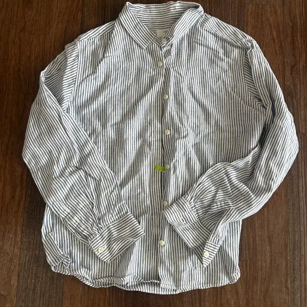 [BUNJANG] TOPTEN Women's Striped Shirt / 탑텐 여성 스트라이프셔츠 100