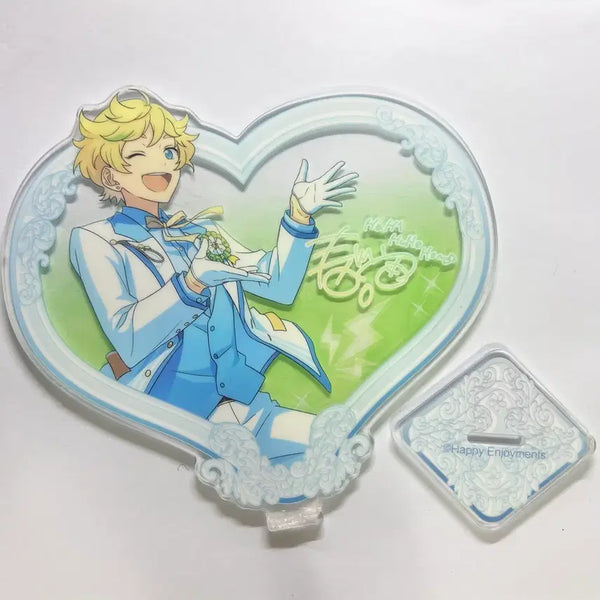 [BUNJANG] Ensemble Stars Haruka & Sora 3rd Anniversary White Suit Heart Acrylic Stand / 앙스타 하루카와 소라 중스타 백정장 3주년 하트 아크릴 하루카와소라 스위치
