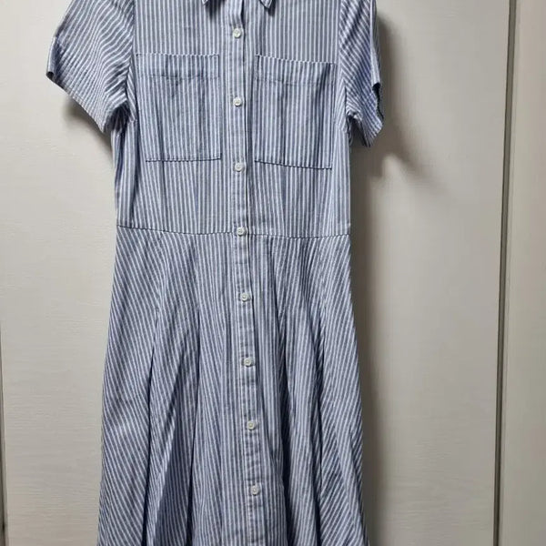 [BUNJANG] Michael Kors Striped Shirt Dress Size 2 / 마이클코어스 스트라이프 셔츠원피스 2사이즈
