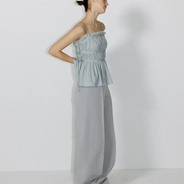 [BUNJANG] Atelier Edition Stitch Detail Pants / 아뜰리에에디션 스티치 디테일 팬츠