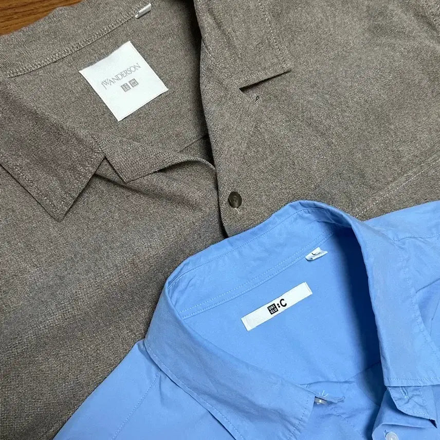 [BUNJANG] Uniqlo x JW Anderson Shirts Bundle / 유니클로 셔츠 c, jw앤더슨 (2장 일괄 판매)