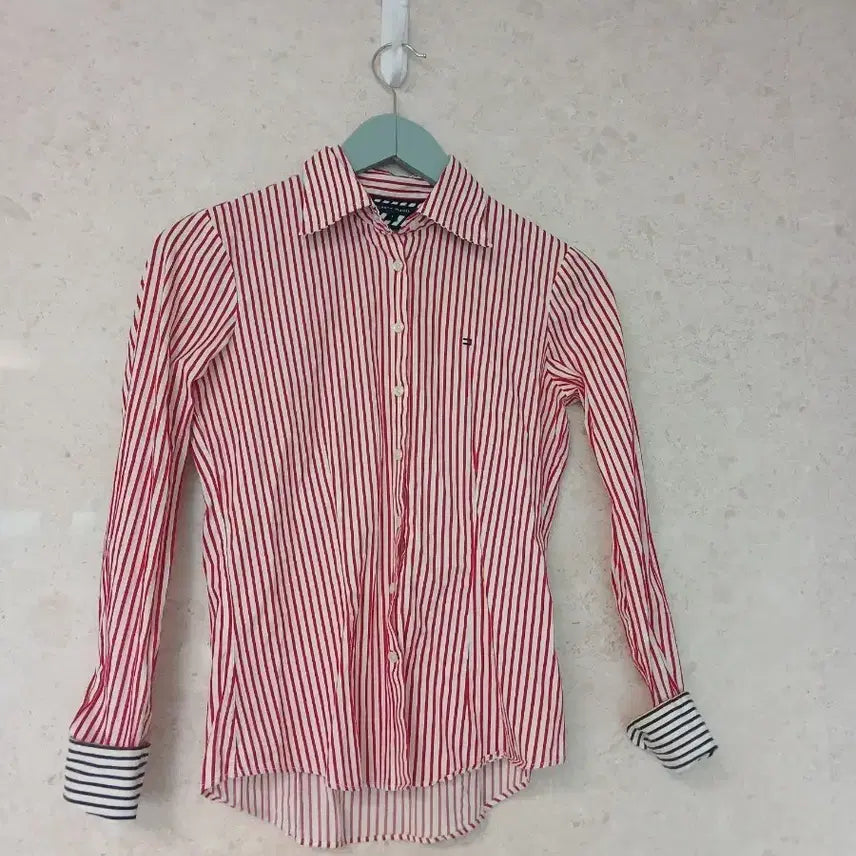 [BUNJANG] Tommy Hilfiger Women's Stripe Shirt / 타미힐피거 여성 스트라이프 셔츠