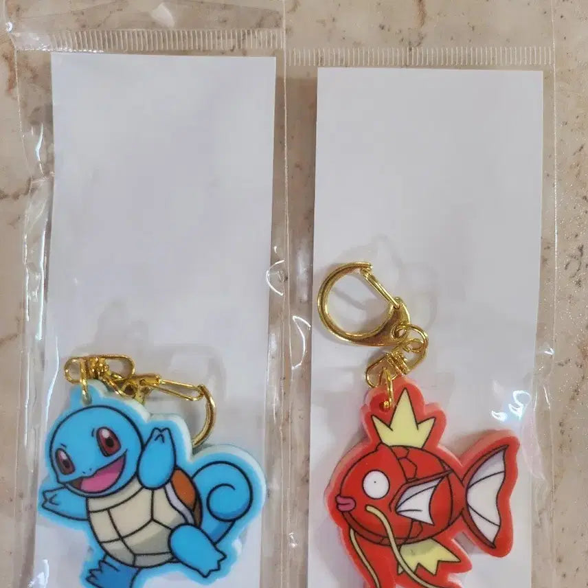 [BUNJANG] Pokemon Mega Festa Squirtle & Magikarp Keychain Bundle / [개별도 가능]포켓몬 메가페스타 꼬부기 잉어킹 키링 일괄