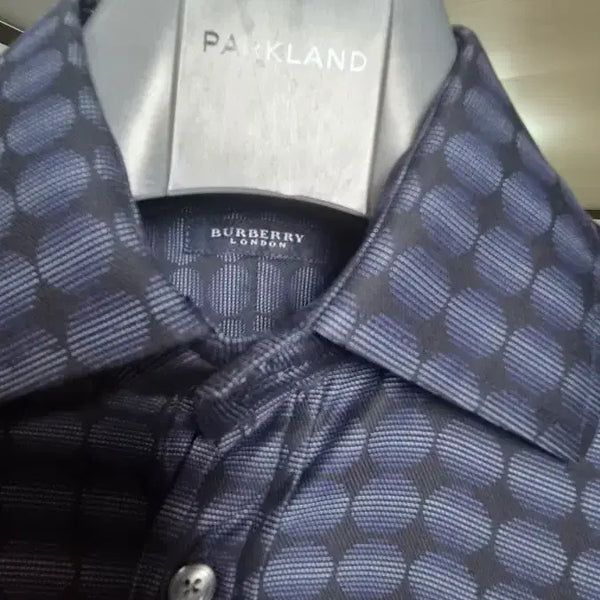 [BUNJANG] Burberry London Navy Dot Pattern Shirt / 버버리 런던 셔츠 네이비