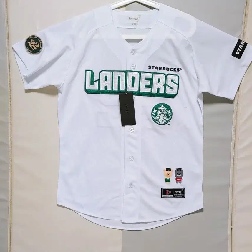 [BUNJANG] Starbucks SSG Landers Limited Edition Baseball Uniform M (fits L) / [L] 스타벅스 SSG 랜더스 한정판 유니폼1078