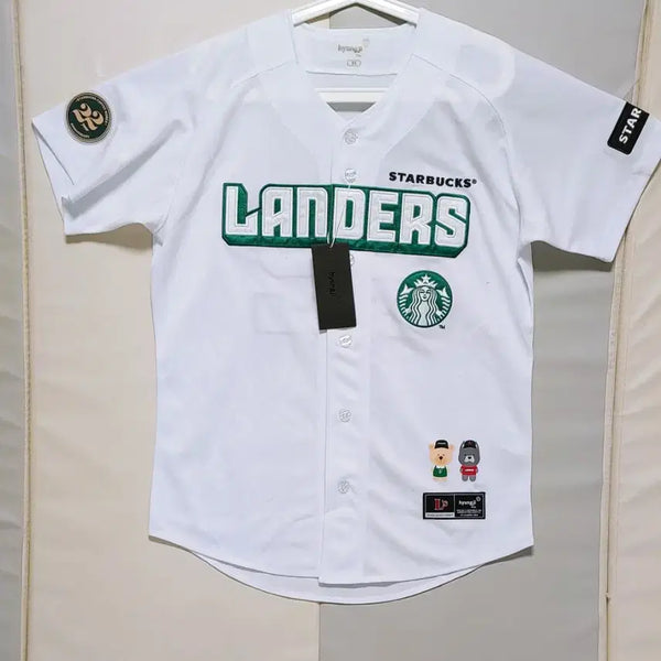 [BUNJANG] Starbucks SSG Landers Limited Edition Baseball Uniform M (fits L) / [L] 스타벅스 SSG 랜더스 한정판 유니폼1078