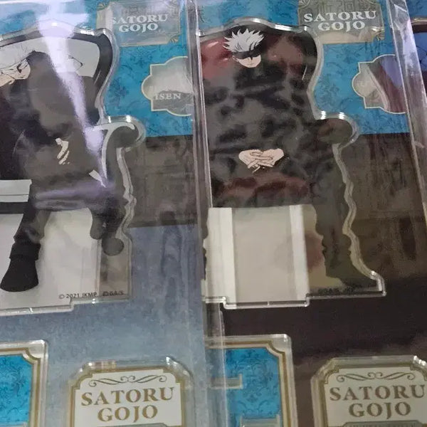 [BUNJANG] Jujutsu Kaisen Plaza Gojo Satoru Acrylic Stand Blue/White/Red / 주술회전 플라자 블루/화이트/레드 체어 고죠 사토루 아크릴 스탠드