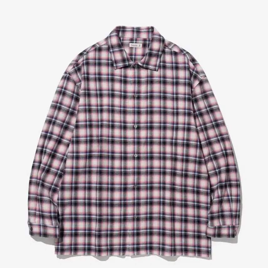 [BUNJANG] Nocle Relax Check Shirts Pink / [2] 노클 Relax Check Shirts Pink