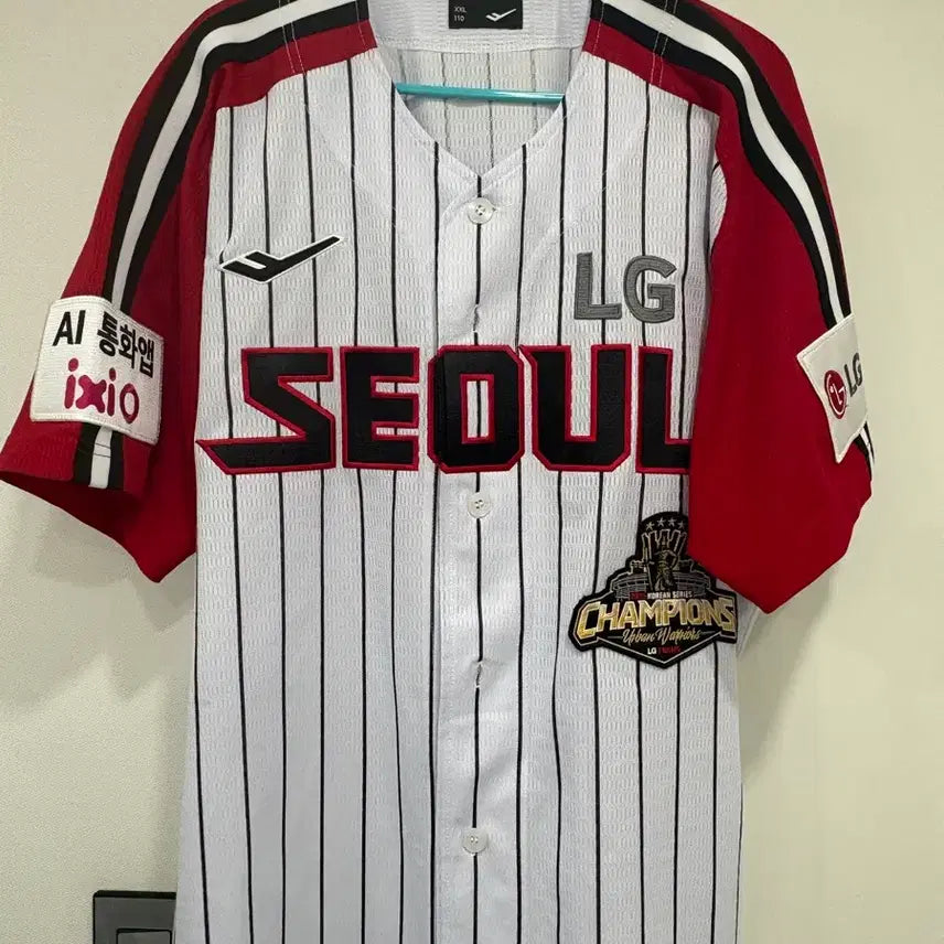 [BUNJANG] LG Twins Authentic Seoul Uniform (Lim Chan-kyu Embroidered) / 엘지트윈스 어센틱 서울 유니폼(임찬규 자수마킹)