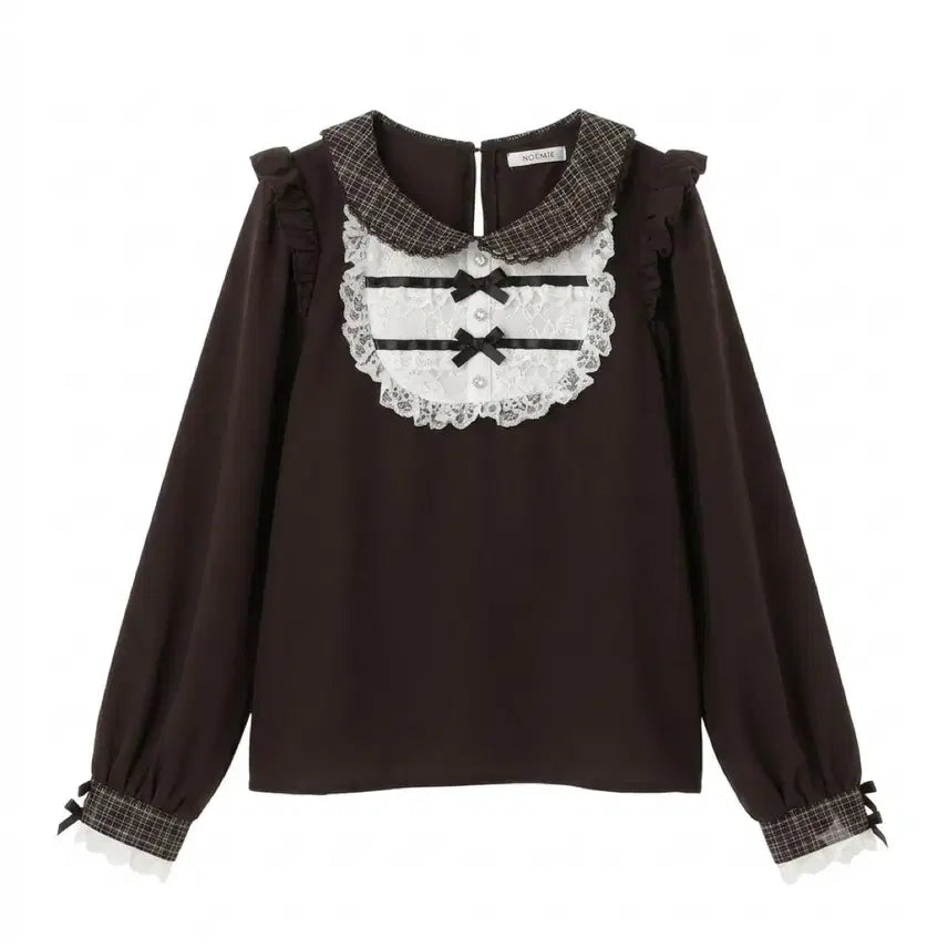 [BUNJANG] Noemi Double Ribbon York Blouse / 노에미 더블 리본 요크 블라우스 양산형 지뢰계 양지뢰 걸리 교판