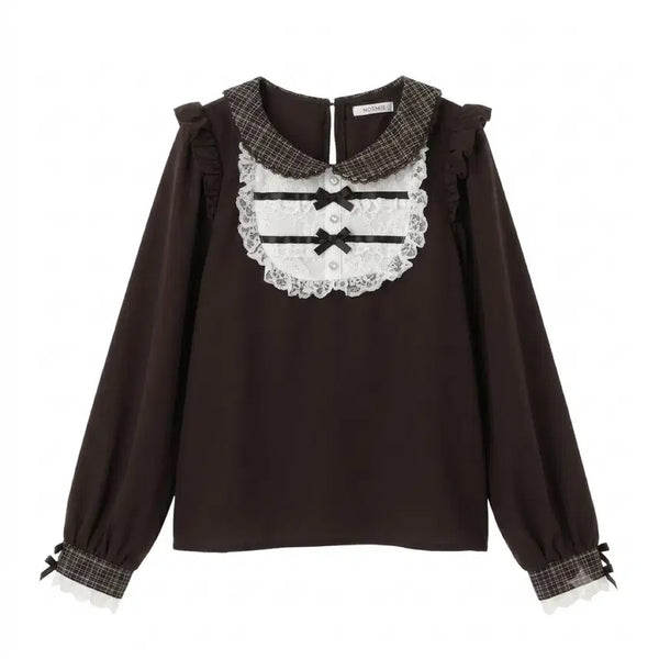 [BUNJANG] Noemi Double Ribbon York Blouse / 노에미 더블 리본 요크 블라우스 양산형 지뢰계 양지뢰 걸리 교판