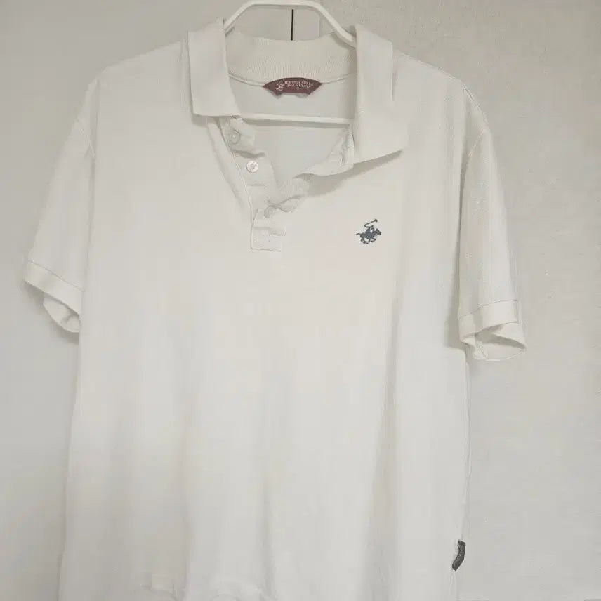 [BUNJANG] Beverly Hills Polo Club White Polo Shirt Size 100 / [비버리힐즈] 폴로클럽 화이트 카라티 100 사이즈