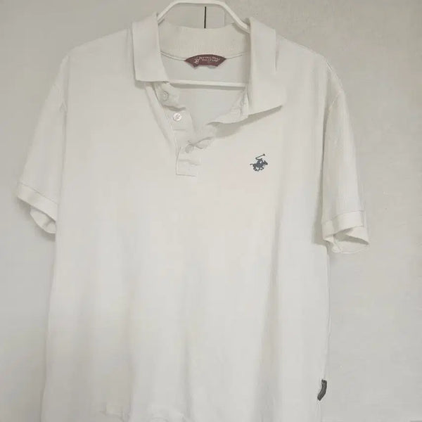 [BUNJANG] Beverly Hills Polo Club White Polo Shirt Size 100 / [비버리힐즈] 폴로클럽 화이트 카라티 100 사이즈