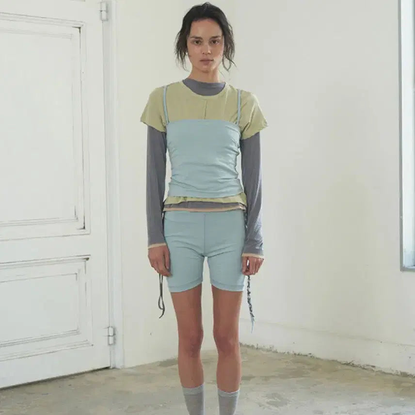 [BUNJANG] Verso Reversible Strap Jersey Top - White / 베르소(verso) Reversible Strap Jersey Top-white 새상품