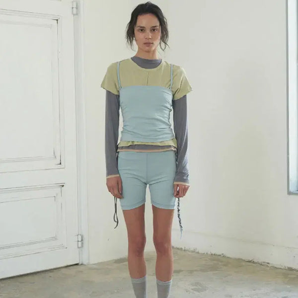 [BUNJANG] Verso Reversible Strap Jersey Top - White / 베르소(verso) Reversible Strap Jersey Top-white 새상품